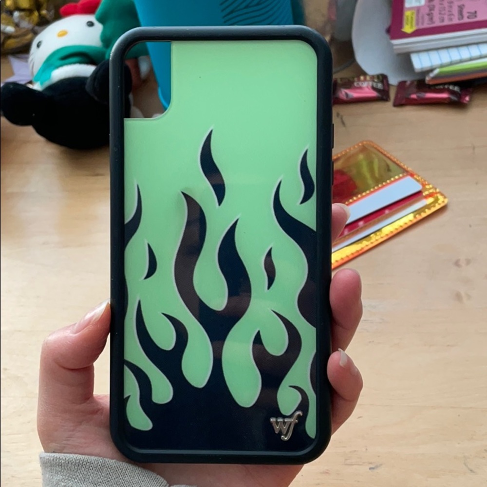 Wildflower Neon flames IPhone XR case